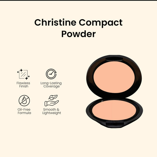 Christine Compact Powder - Shade 928 BROWN SUGAR - FlyingCart.pk