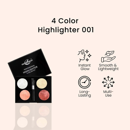 Christine 4 Color Highlighter 001 - FlyingCart.pk