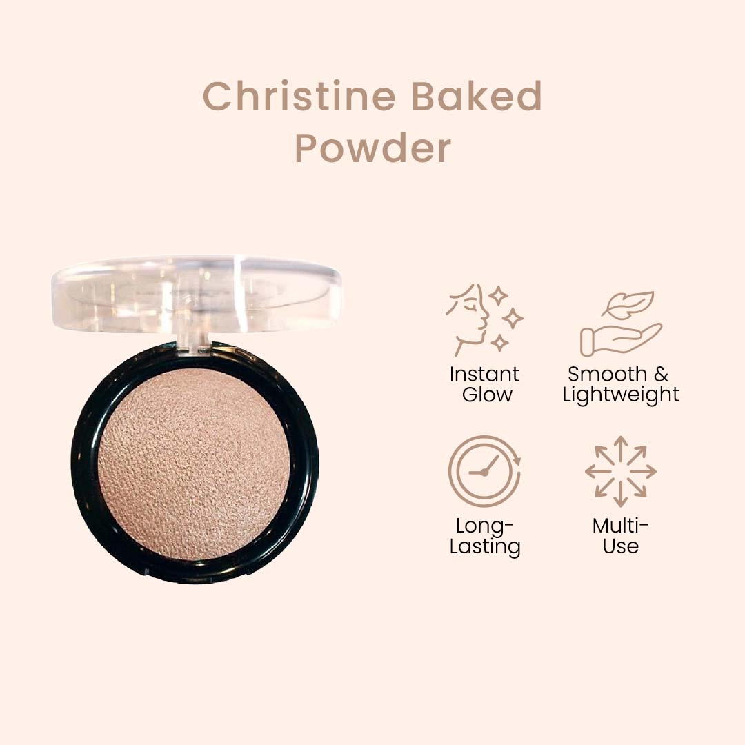 Christine Baked Powder - Shade 827 - FlyingCart.pk