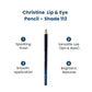 Christine Lip & Eye Pencil Blue-113 - FlyingCart.pk