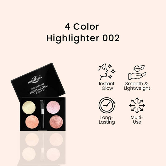 Christine 4 Color Highlighter 002 - FlyingCart.pk