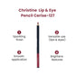 Christine Lip & Eye Pencil Cerise-127 - FlyingCart.pk