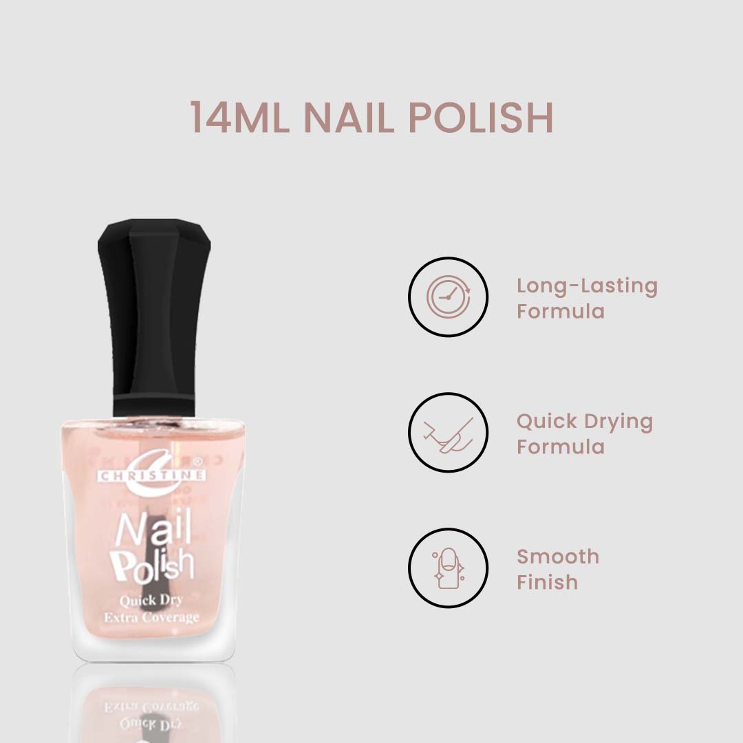 Christine 14ml Nail Polish – Shade T/C - Flyingcart.pk