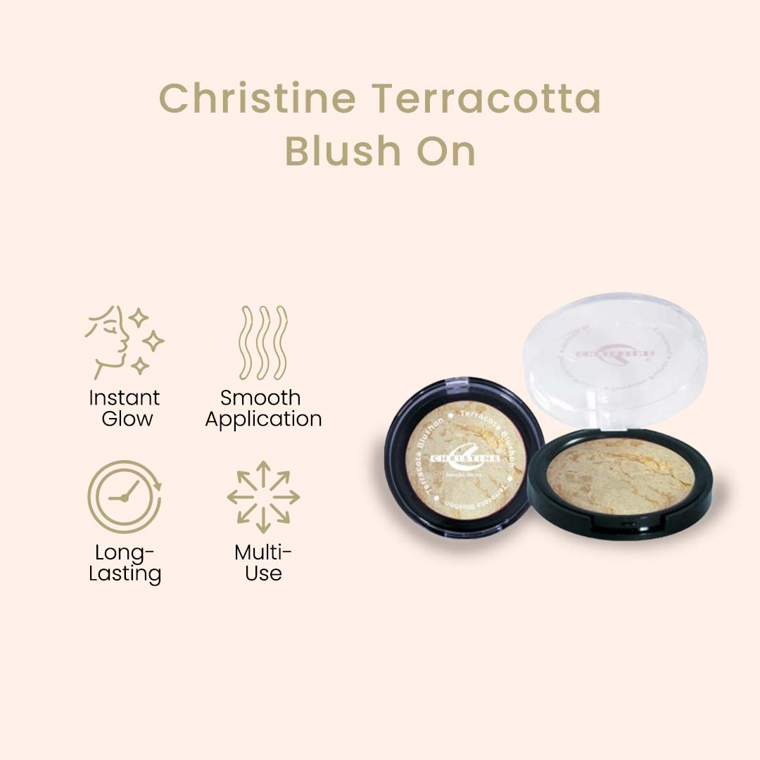 Christine Terracota Blush On - CN 824 -Flyingcart.pk