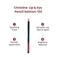 Christine Lip & Eye Pencil Salmon-132 - Flyingcart.pk