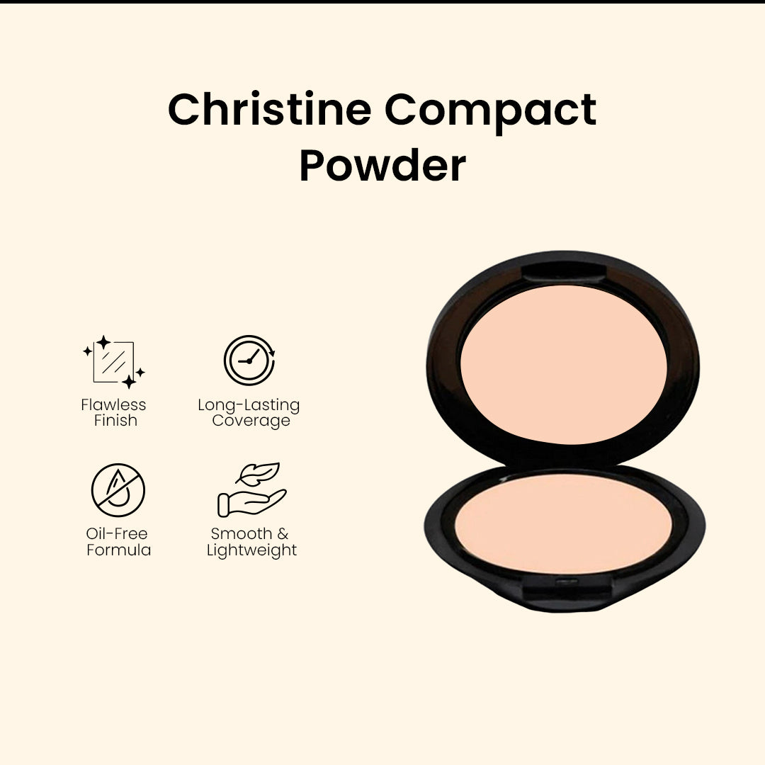 Christine Compact Powder - Shade 910 Ivory - FlyingCart.pk