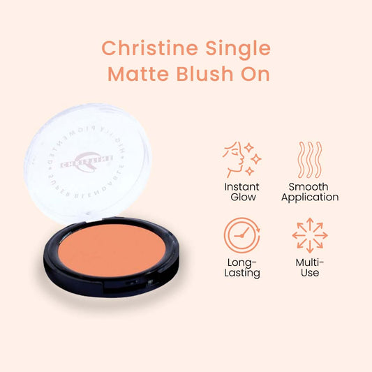 Christine Single Matte Blush On – Shade CN-853 - FlyingCart.pk