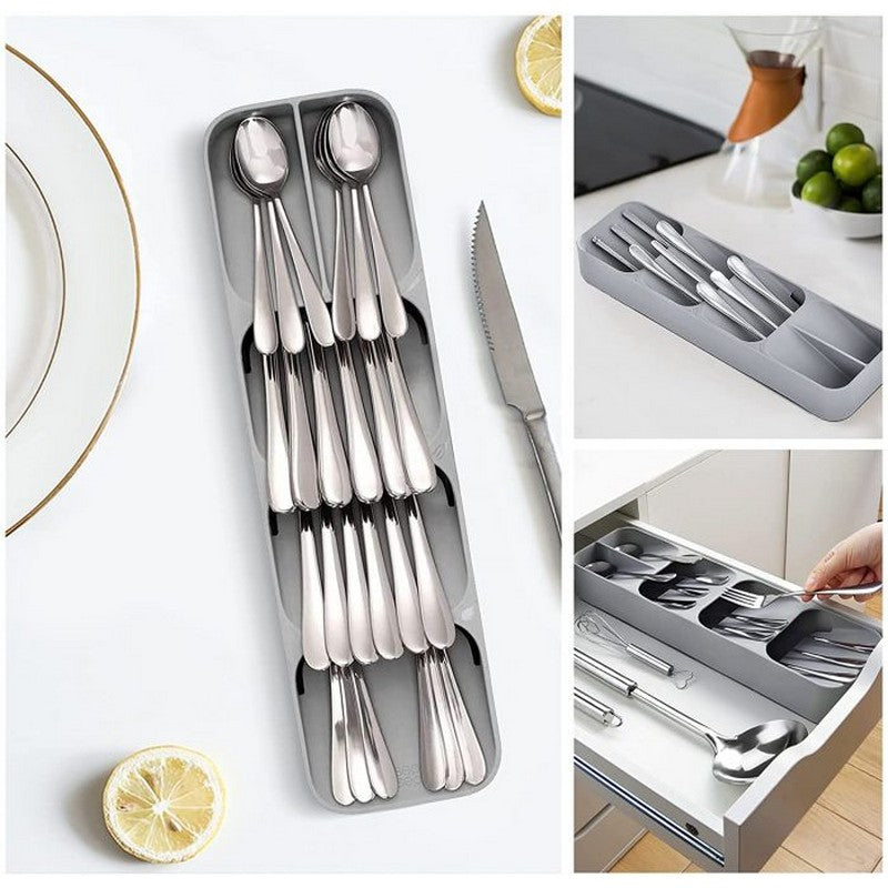 5 Compartment Spoon Drawer Organizer - FlyingCart.pk