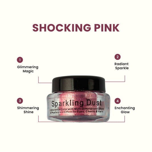 Christine Sparkling Dust – Shade 158 Shocking Pink - FlyingCart.pk