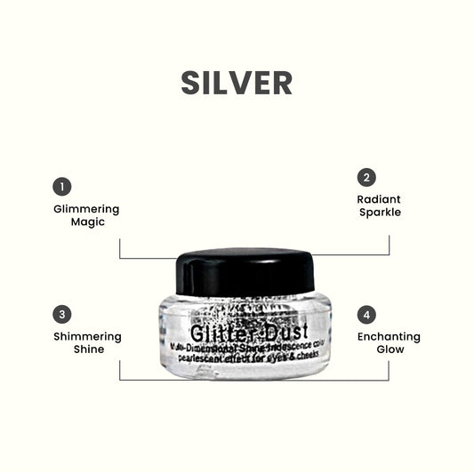 Christine Glitter Dust – Shade 102 Silver - FlyingCart.pk