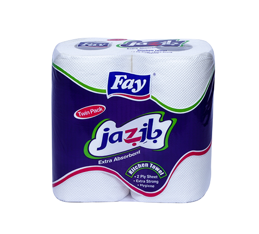 FAY JAZIB KITCHEN TOWELS TWIN PACK - FlyingCart.pk