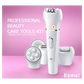 Kemei Km-2199 Electric Ladies Hair Removal Trimmer 5 In 1 Epilator with Callus Remover - Flyingcart.pk