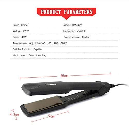 kemei km-329 hair straightener