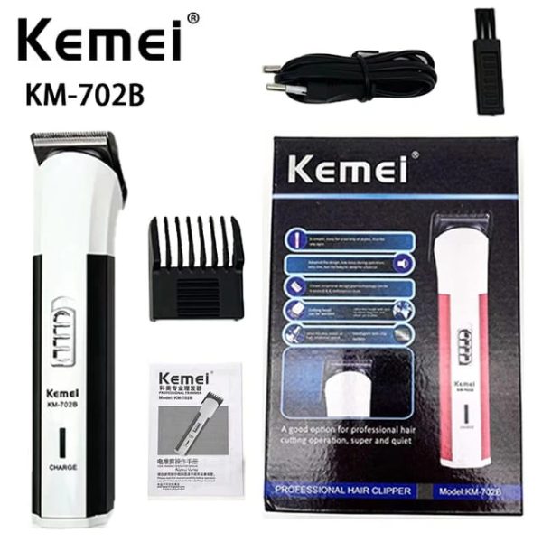 Kemei KM-702B Hair Clipper – Compact, Efficient, and User-Friendly - Flyingcart.pk