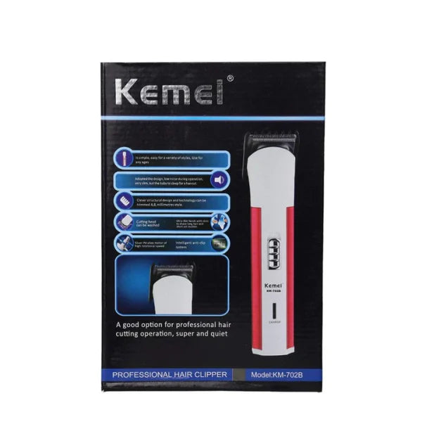 Kemei KM-702B Hair Clipper – Compact, Efficient, and User-Friendly - Flyingcart.pk