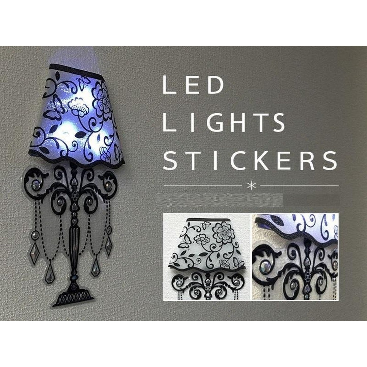 LED Light Night Lamp Wall Sticking Touch LED Sticker Lamp - FlyingCart.pk