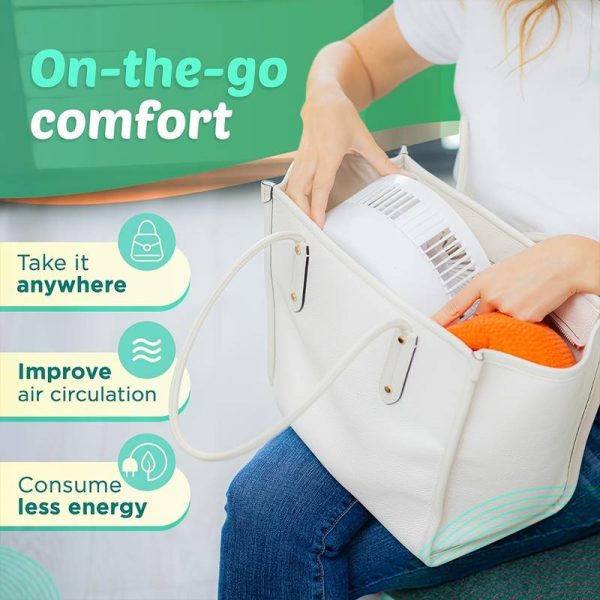Long Stand Rechargeable Portable Folding Fan - Flyingcart.pk