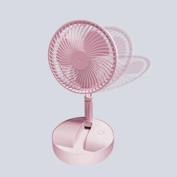 Long Stand Rechargeable Portable Folding Fan - Flyingcart.pk