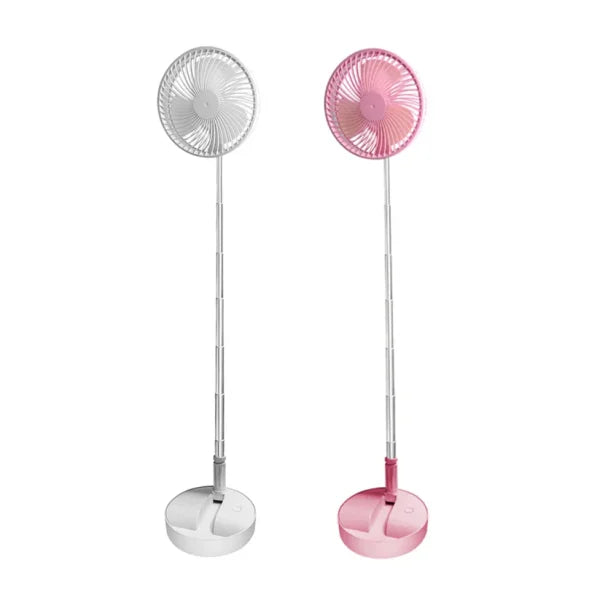 Long Stand Rechargeable Portable Folding Fan - Flyingcart.pk