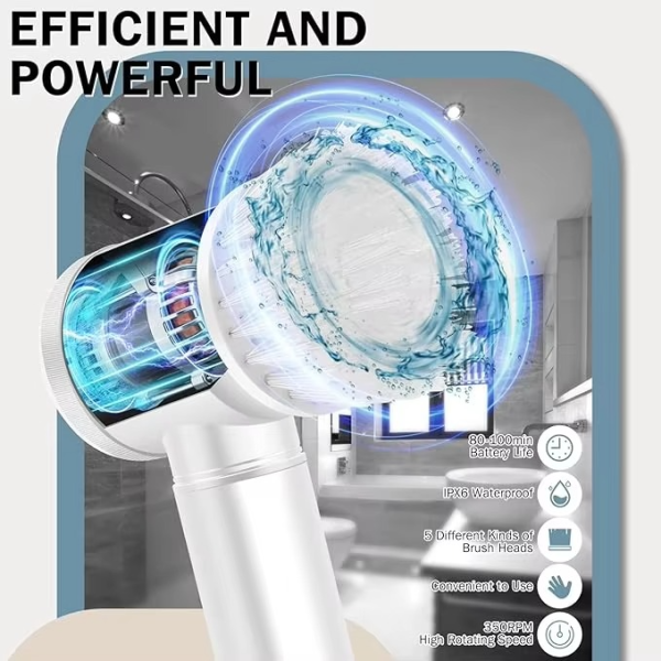 Wireless Battery Cleaning Brush - Flyingcart.pk