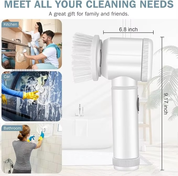 Wireless Battery Cleaning Brush - Flyingcart.pk