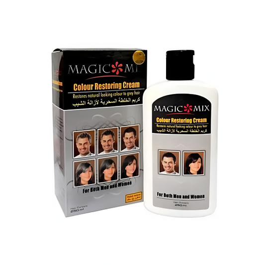 magic-mix-colour-restoring-cream-natural-black-hair-treatment-250ml-restores-natural-hair-color-shine-easy-application-no-harsh-chemicals-1-Flyingcart.pk