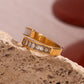 Elegant Zirconia Open Finger Ring - FlyingCart.pk