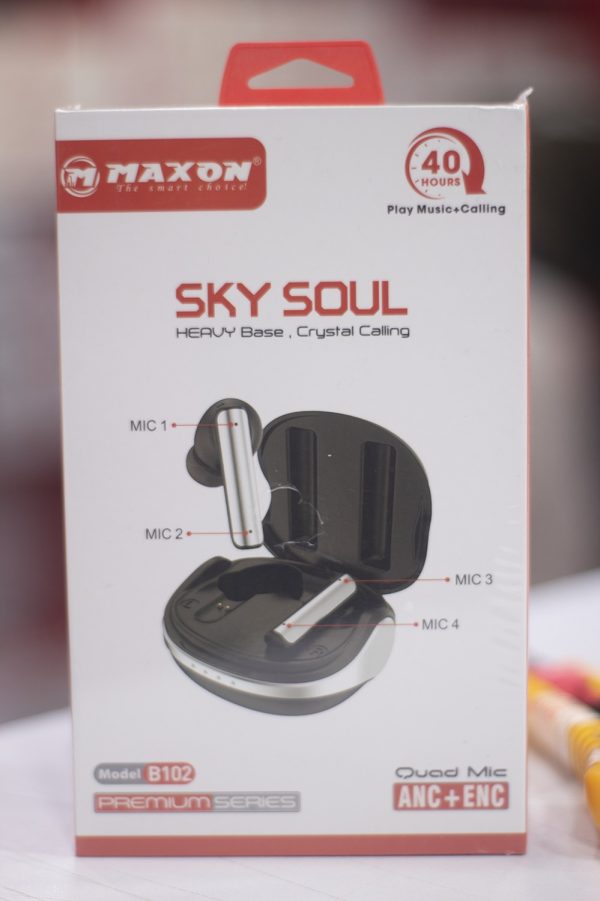 Maxon B-102 Sky Soul Earbuds – Pure Sound, Zero Distractions - Flyingcart.pk
