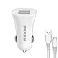 Maxon G-01 Android Fast Car Charger- Flyingcart.pk