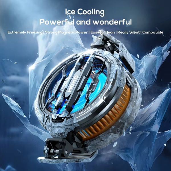 Memo CX07 Mobile Phone Magnetic Cooling Fan Radiator - Flyingcart.pk