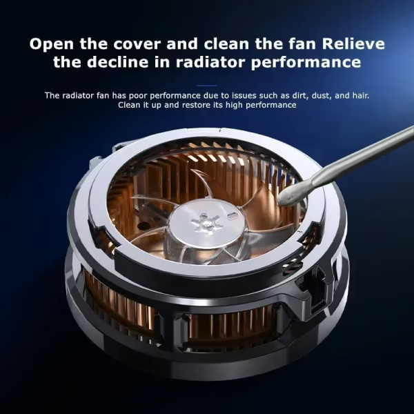 Memo CX07 Mobile Phone Magnetic Cooling Fan Radiator - Flyingcart.pk