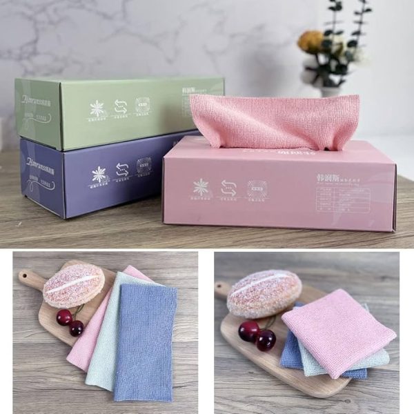 microfiber-cleaning-cloths-10-piece-reusable-tissue-box-for-dusting-polishing-household-cleaning-micro-fiber-tissues-cleaning-cloth-5-flyingcart.pk