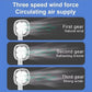 Mini 2-in-1 Portable Fan with LED Light – USB Rechargeable - Flyingcart.pk
