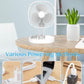 Mini 2-in-1 Portable Fan with LED Light – USB Rechargeable - Flyingcart.pk
