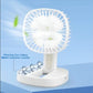 Mini 2-in-1 Portable Fan with LED Light – USB Rechargeable - Flyingcart.pk