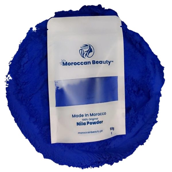 Moroccan-Blue-Nila-Powder-50g–Skin-Whitening-&-Brightening-Treatment-FlyingCart.pk