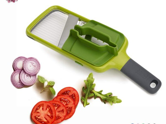 Multi-Grip Mandoline Vegetable & Fruit Slicer Cutter (Random Color)-FlyingCart.pk