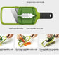 Multi-Grip Mandoline Vegetable & Fruit Slicer Cutter (Random Color)-FlyingCart.pk