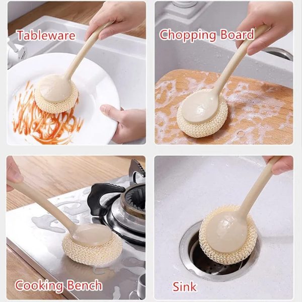 multipurpose-fiber-cleaning-balls-with-long-handle-reusable-scrubbers-for-kitchen-household-cleaning-1-handle-3-balls-1-flyingcart.pk
