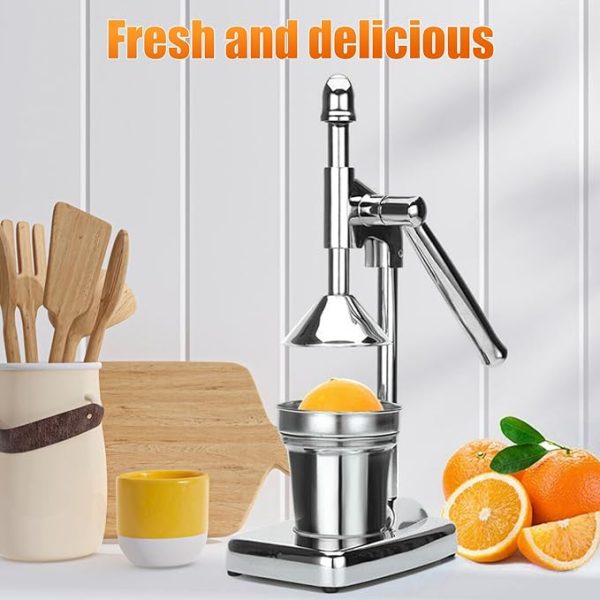 Hand Press Citrus Presser with Stainless Steel Cup - Flyingcart.pk