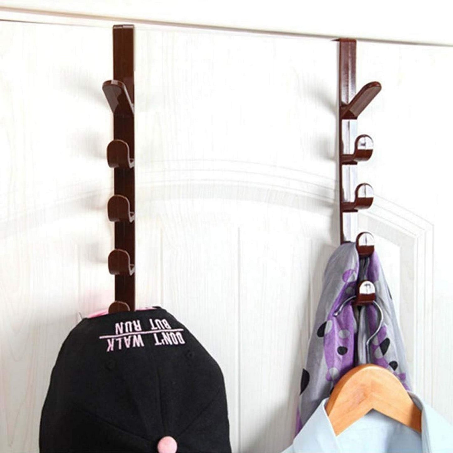 Hanger Organizer Rack Holder With 5 Hooks - FlyingCart.pk