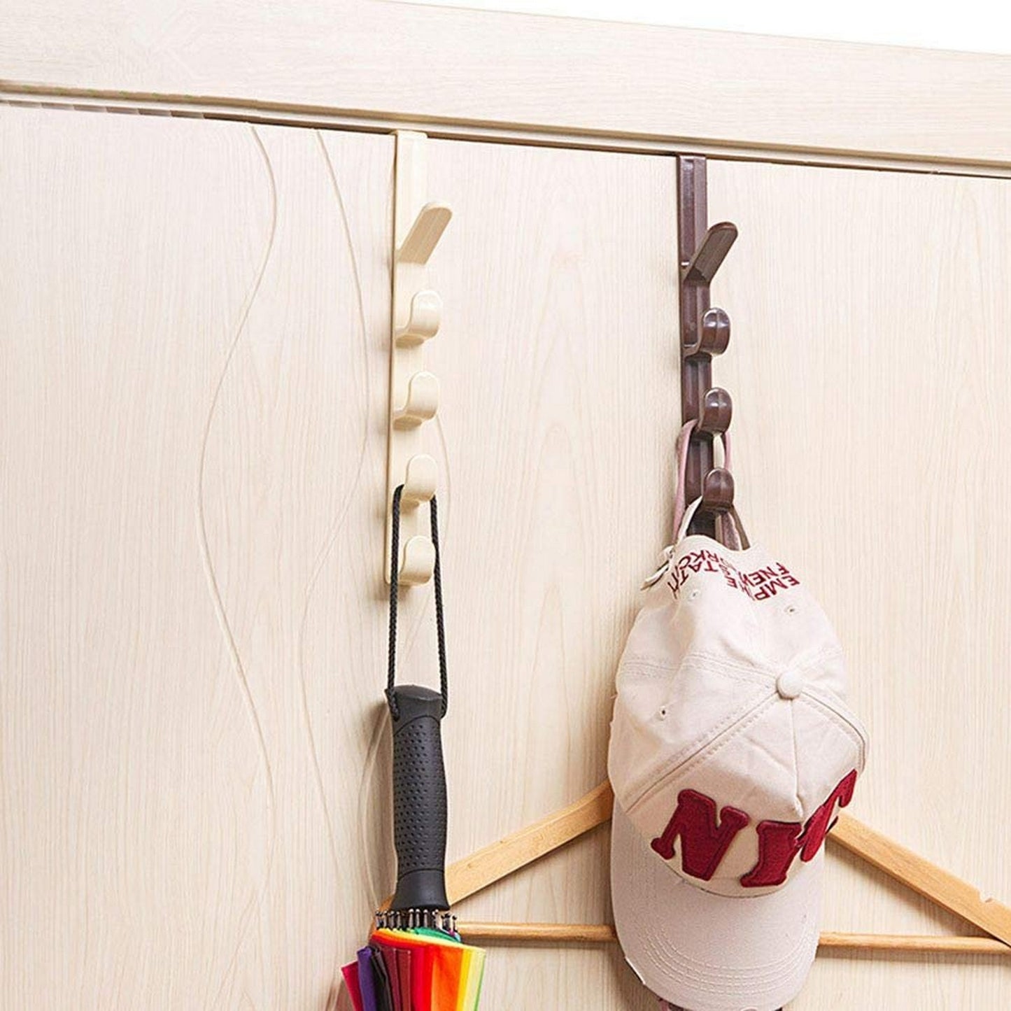 Hanger Organizer Rack Holder With 5 Hooks - FlyingCart.pk