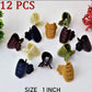 pack-of-12-hair-catchers-small-size-1-inch-multicolor-plastic-clips-for-women-girls-strong-grip-stylish-design-random-color-4-flyingcart.pk