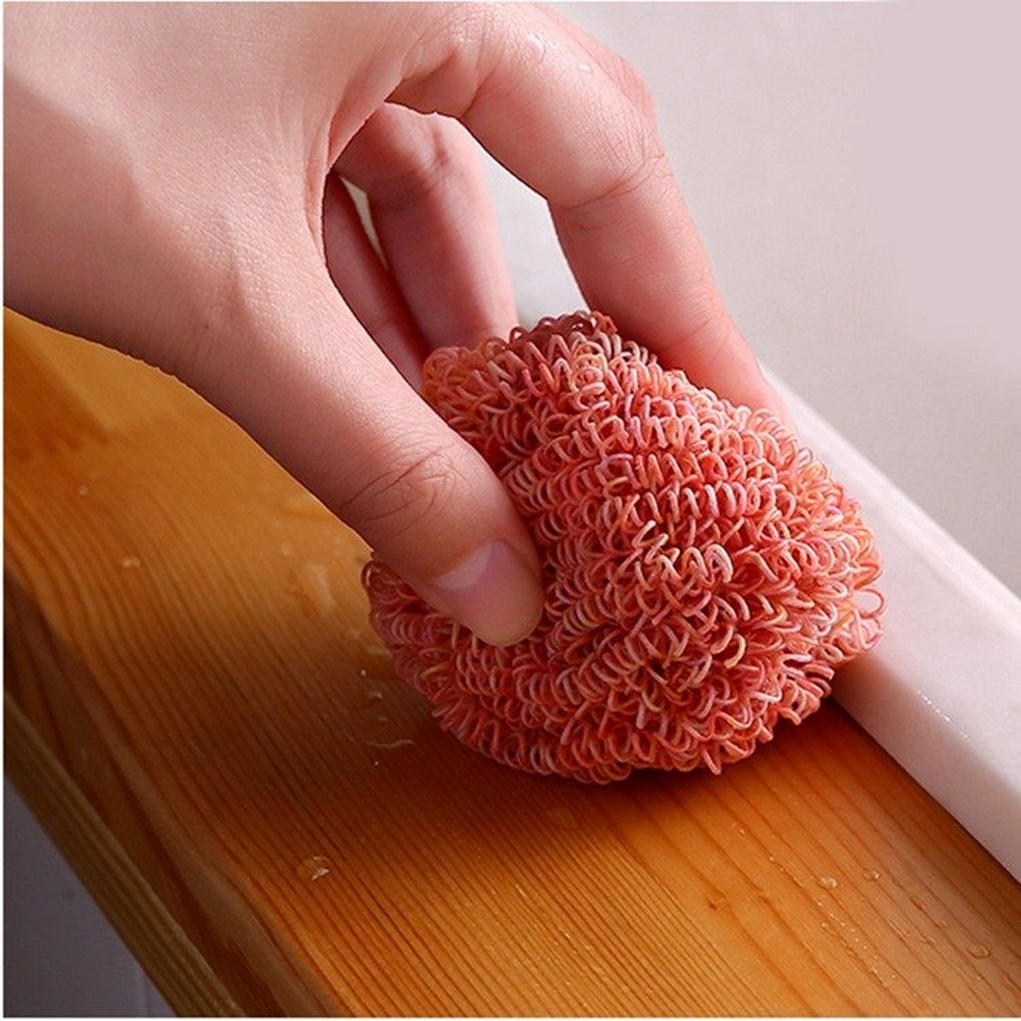 Kitchen Cleaning Ball Dishwasher Scrubber Sponge - FlyingCart.pk