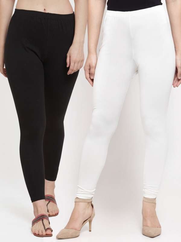Pack of 2 Tights – White & Black - Flyingcart.pk