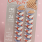 pack-of-24-charming-artificial-nails-with-glue-240-nails-24-glues-total-beautiful-nail-extensions-for-girls-women-3-flyingcart.pk