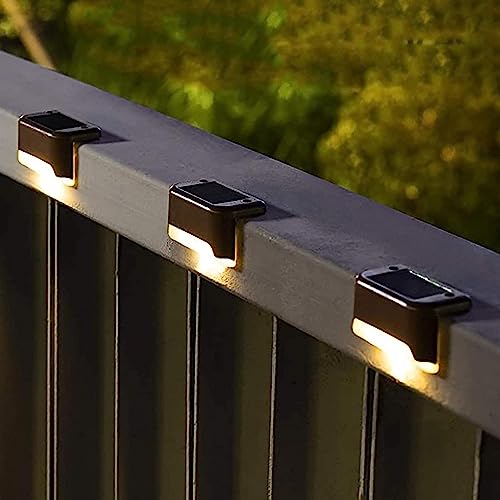 Pack of 4 Solar Outdoor Step Fence Lights - Flyingcart.pk