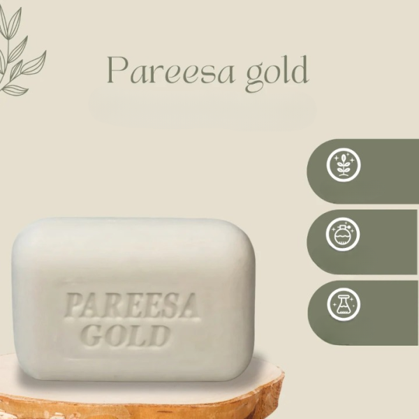 pareesa-gold-honey-almond-soap-moisturizing-and-nourishing-for-soft-smooth-skin-135g-3-flyingcart.pk