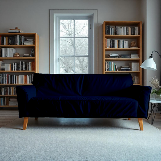 Dark Blue Sofa Cover