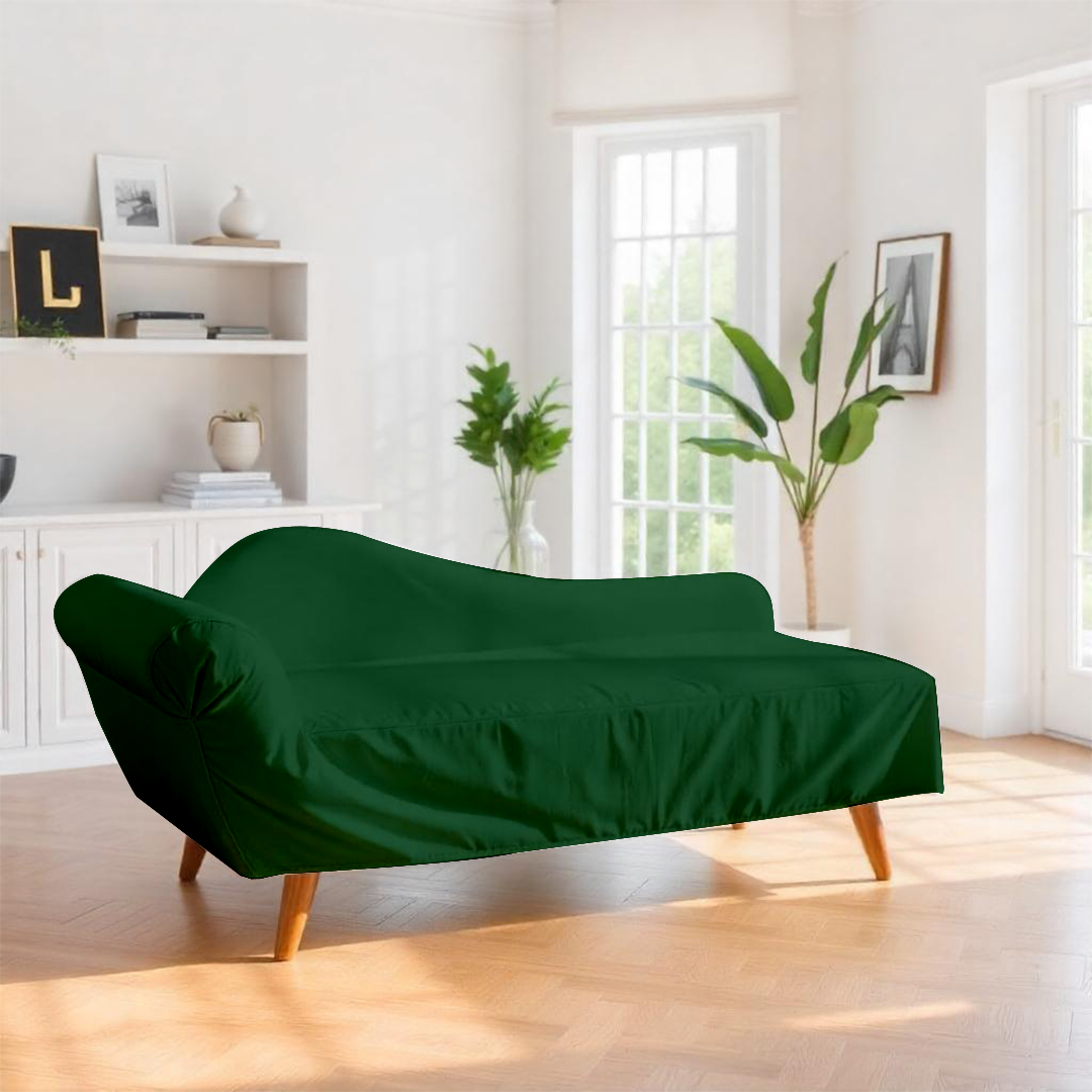 Dark Green Dewan Sofa Covers